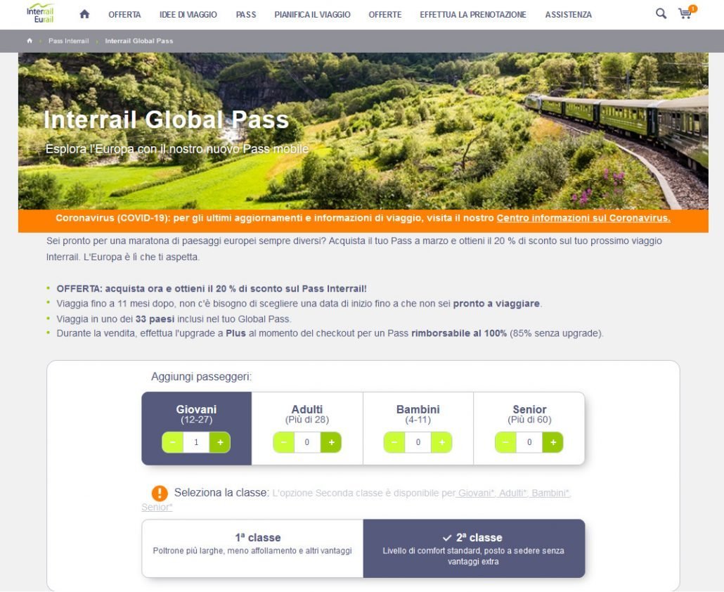 Come regalare un pass interrail: tutto quello che devi da sapere