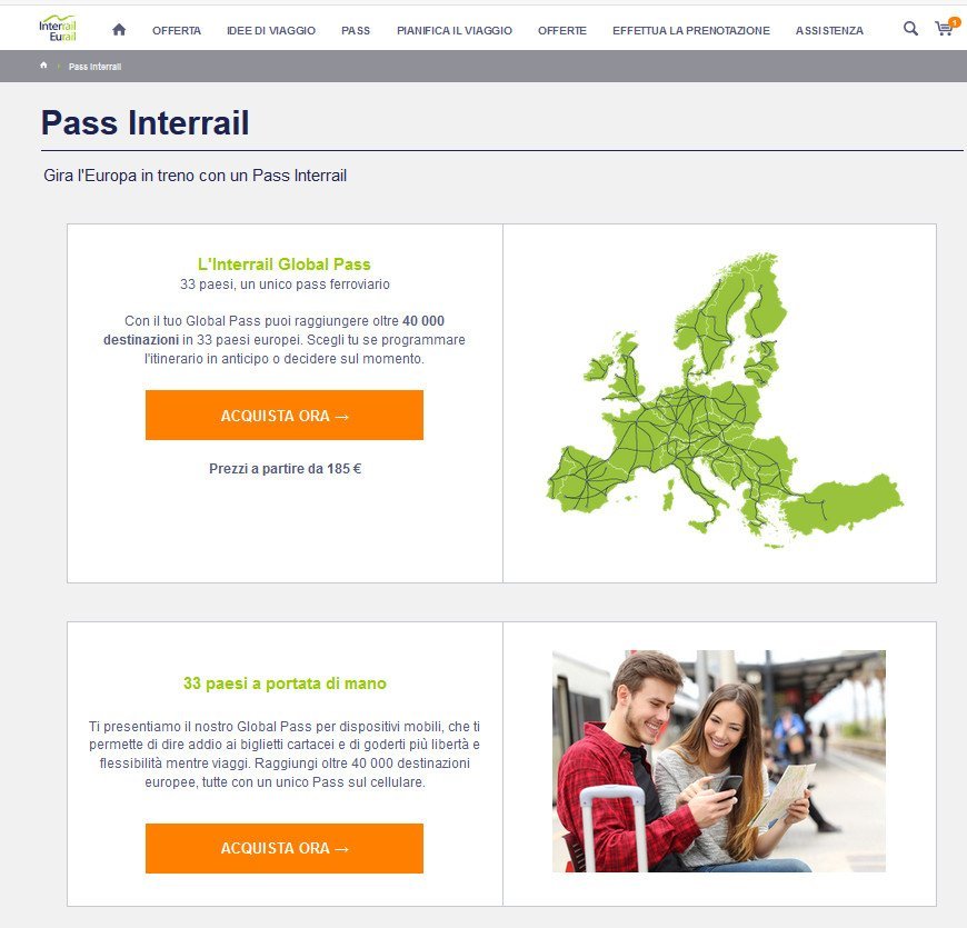 Come regalare un pass interrail: tutto quello che devi da sapere