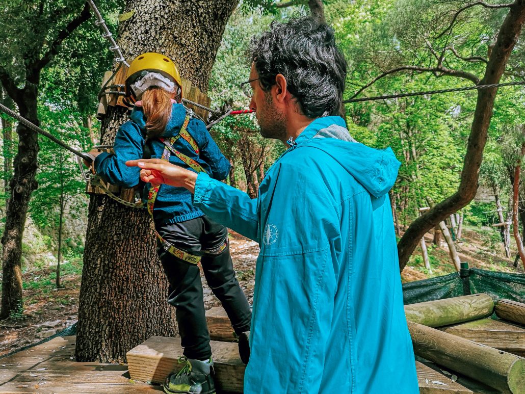 Il Parco Avventura Righi è un luogo ideale dove portare i bambini a Genova